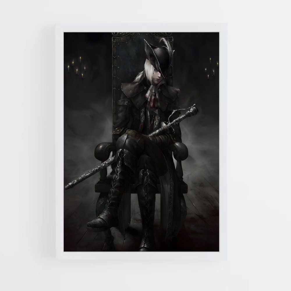 Poster Le Souverain Épéiste – affiche Bloodborne (vue 3)